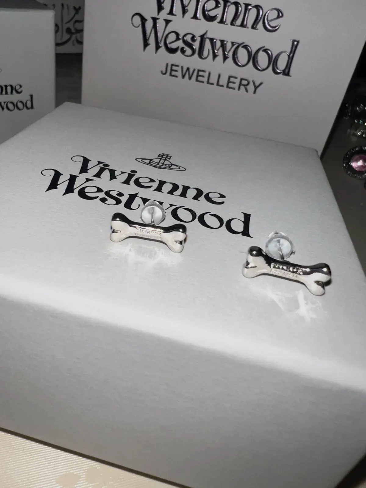 Boucles d'oreilles os Vivienne Westwood – Vivienne Westwood – argentée – taille Taille unique 5