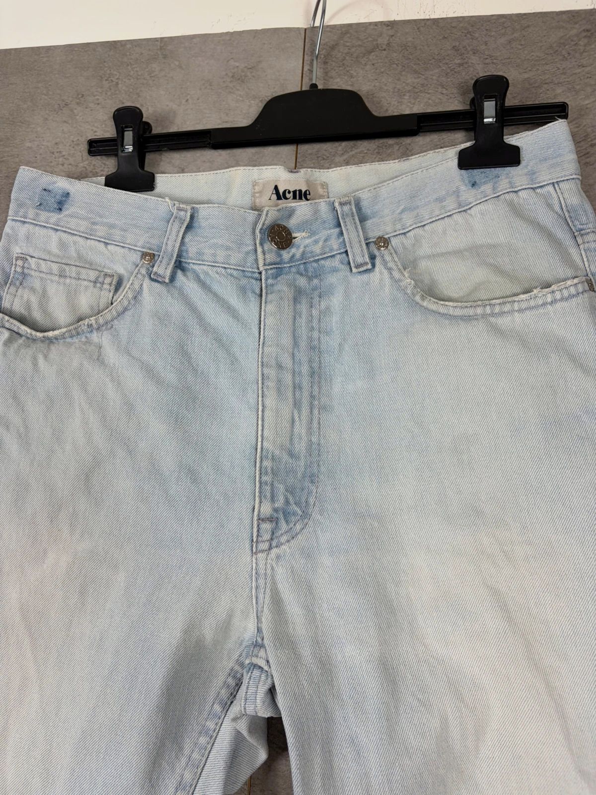 Acne Studios homme Jones Pearl taille 32 jean droit denim bleu clair vintage – Acne Studios – taille W32 | FR 42 5