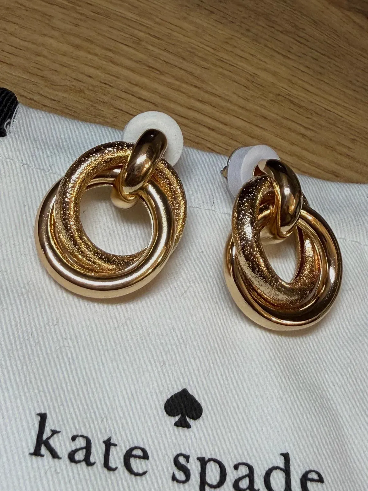 Boucles d'oreilles clips dorées Kate Spade – Kate Spade – doré – taille Taille unique 8