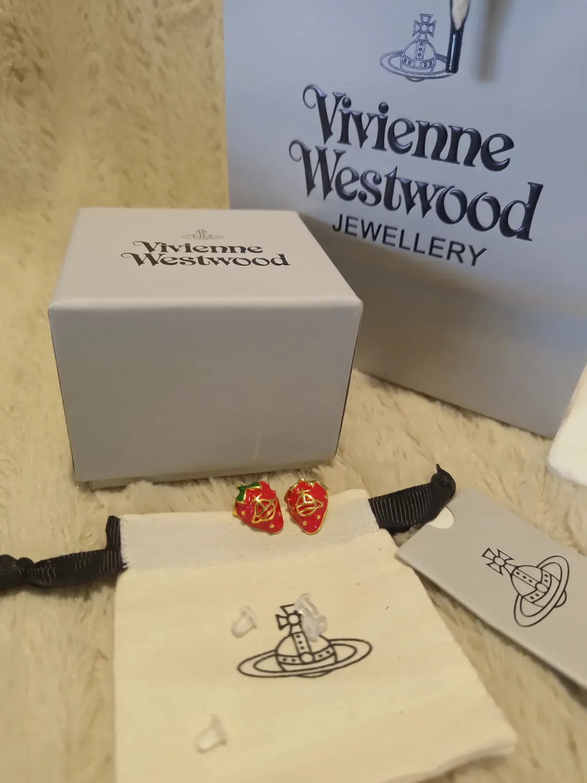 Boucles d'oreilles fraise Vivienne Westwood – Vivienne Westwood – rouge – taille Taille unique 2