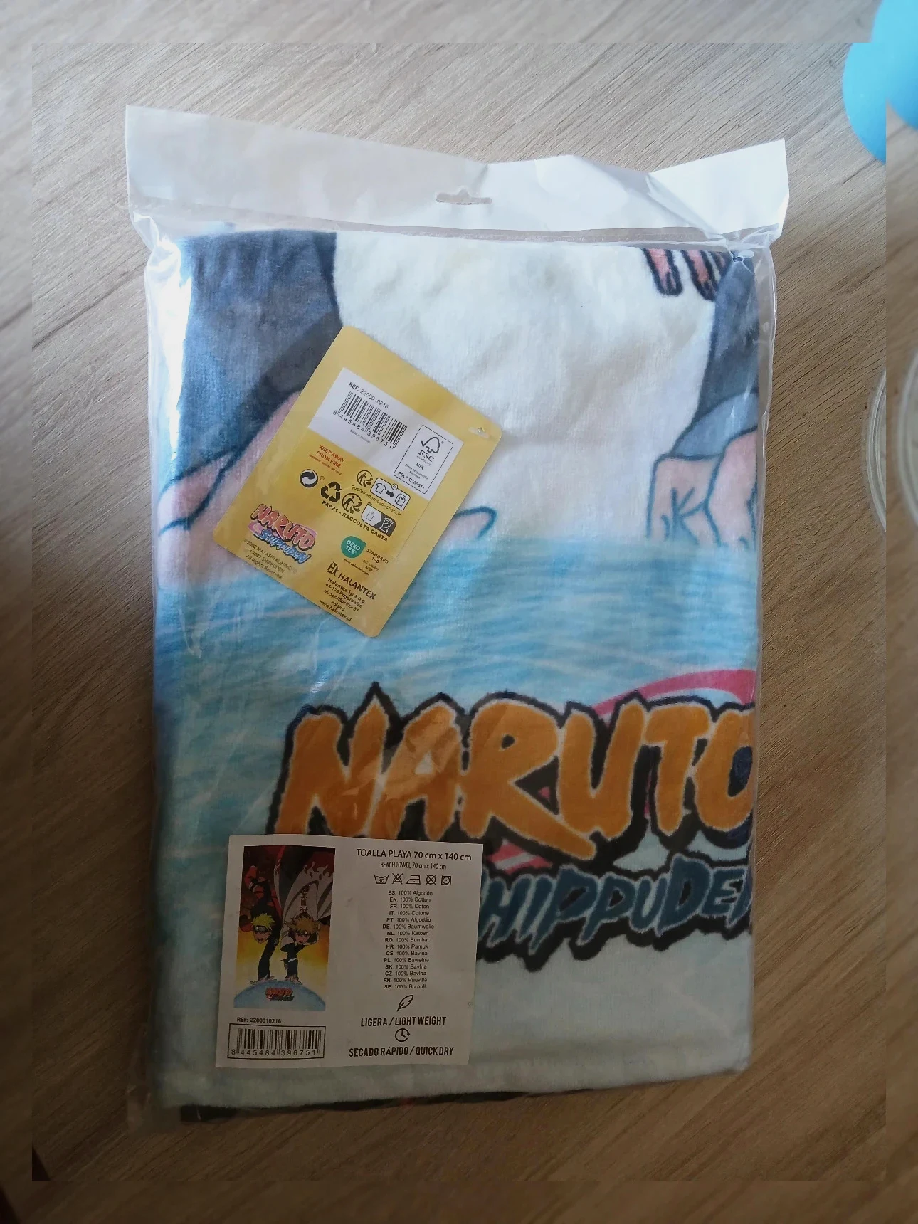 Naruto & Minato serviette plage 70x140 cm