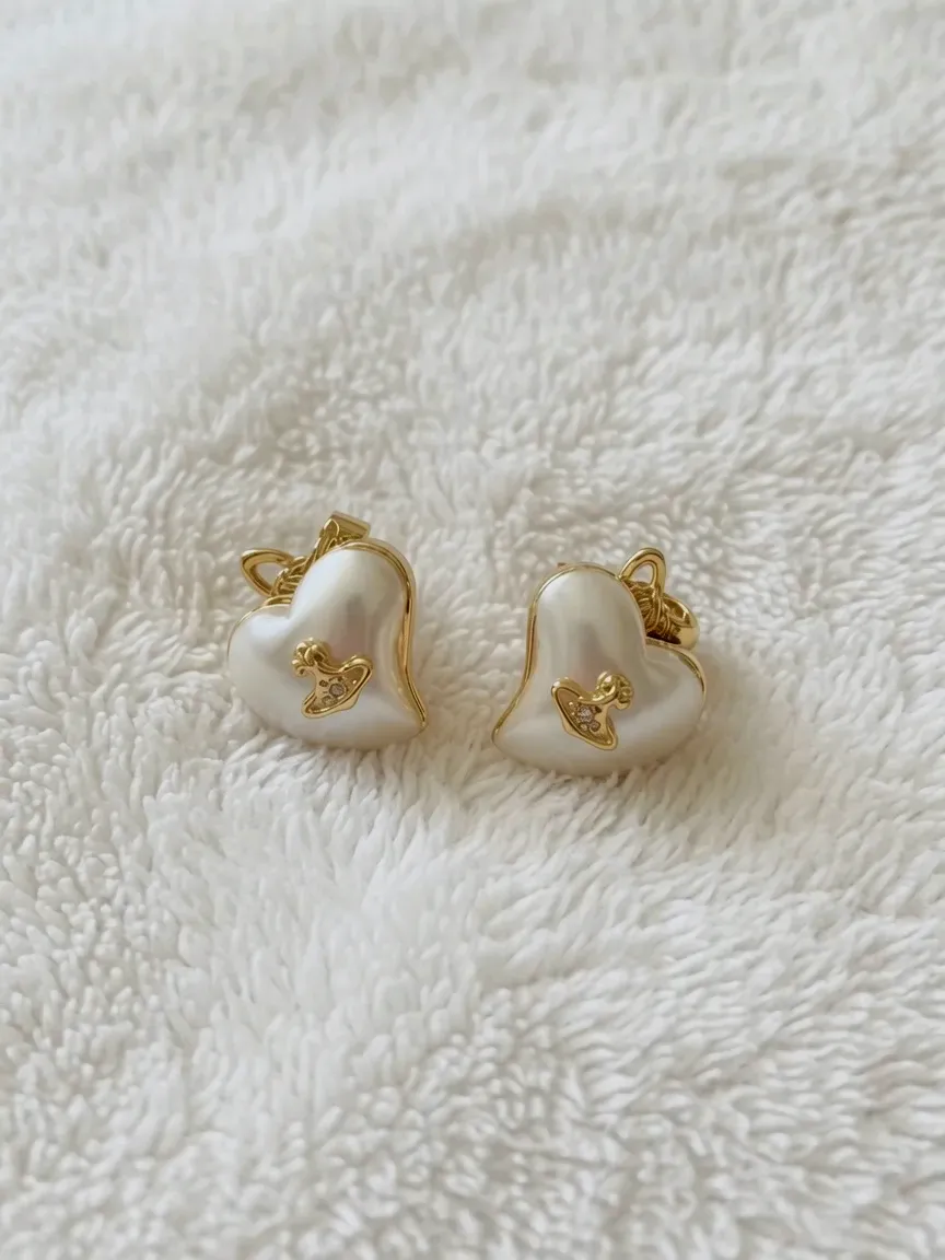 Boucles d'oreilles Vivienne Westwood créoles dorées perles – Vivienne Westwood – doré – taille Taille unique 2