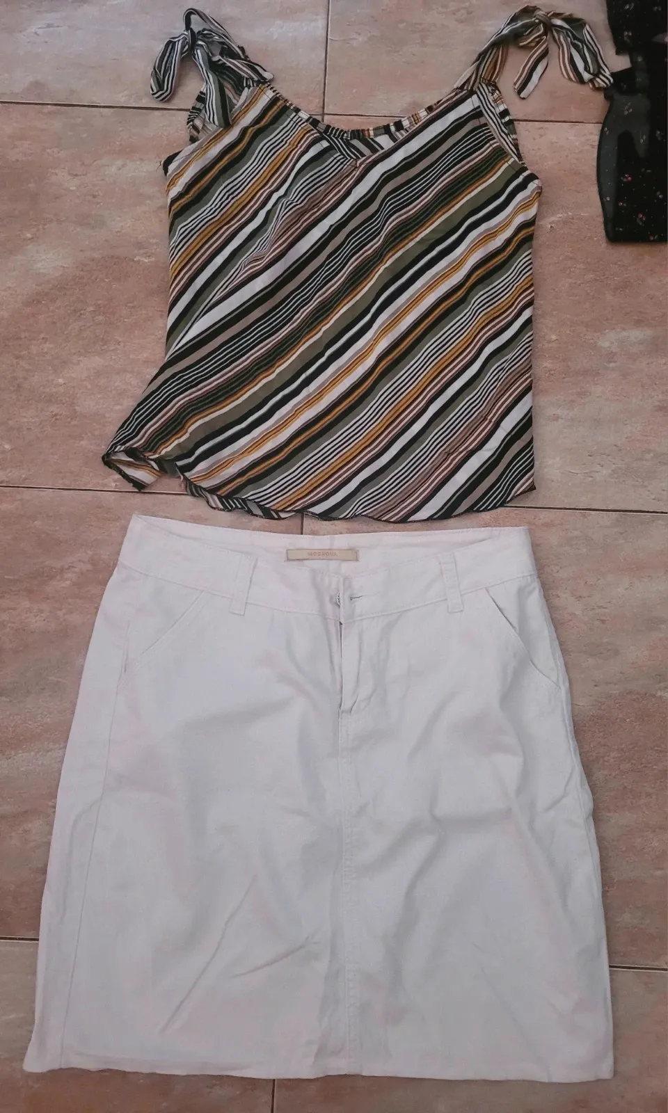 Lote 6 piezas 2 faldas y 4 camisetas para combinar talla S38 – shein, sfera casual, Mosnova – taille S / 36 / 8 3