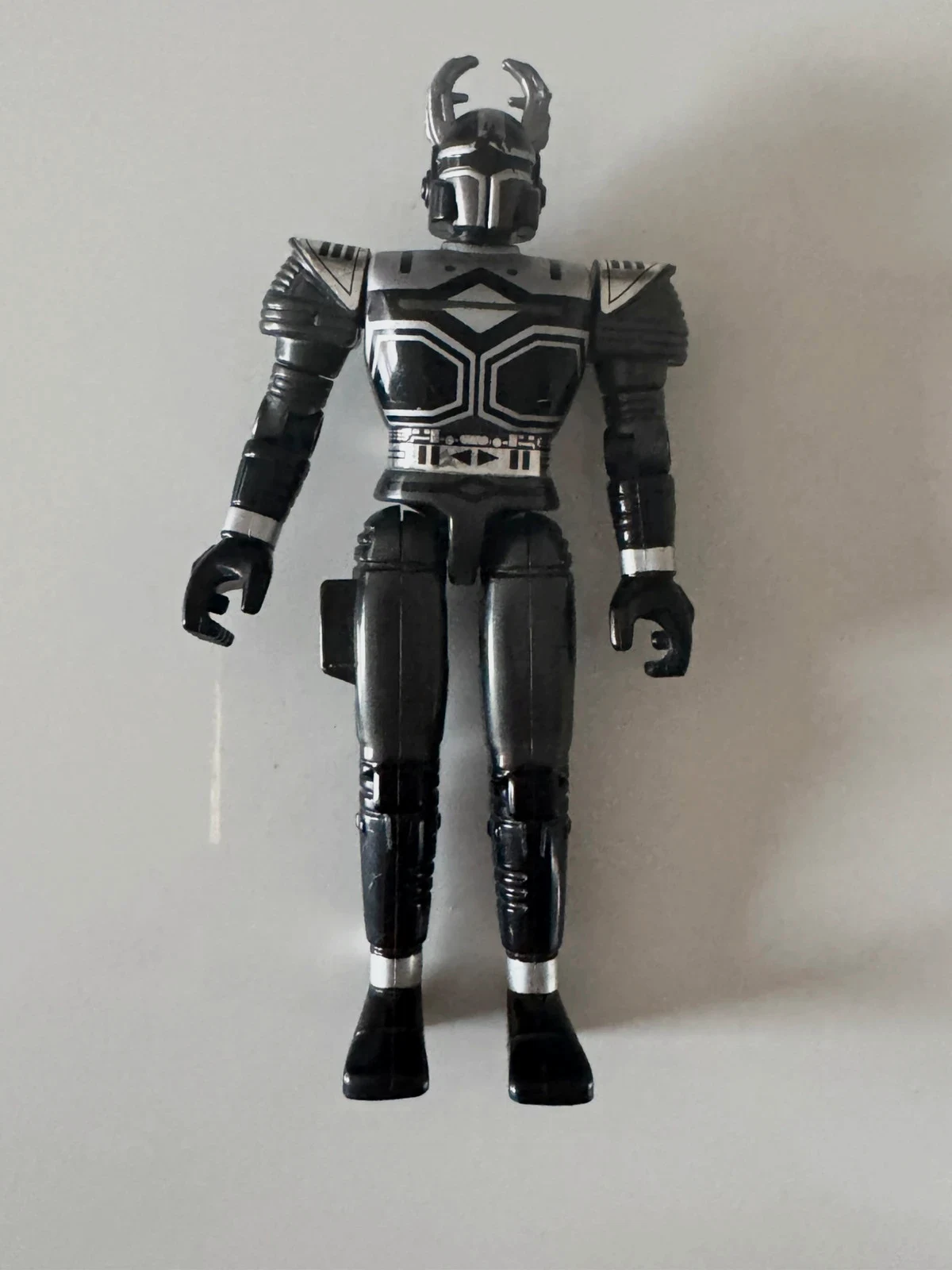 Figurine Bandai Beetleborgs titane noir argent 1997
