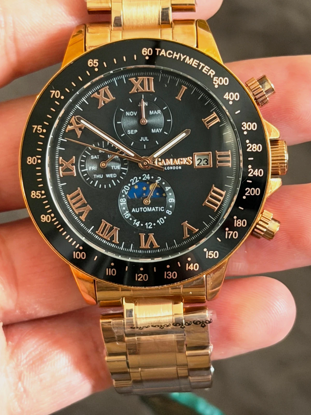Montre Automatique Gamages London - Race Calendar - Neuve