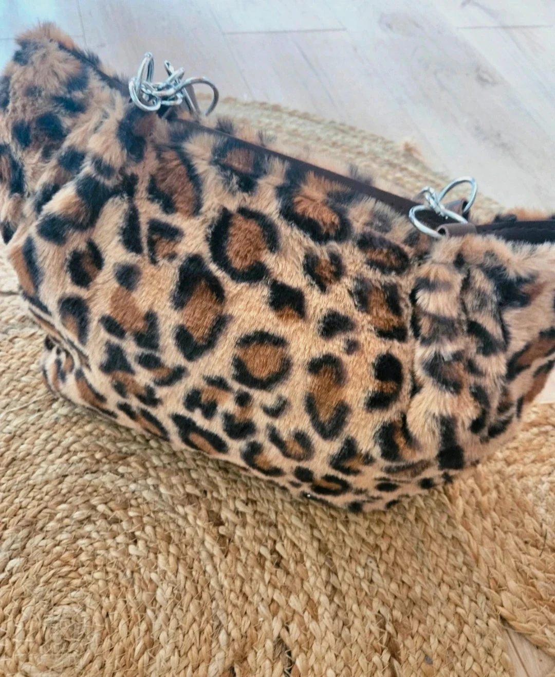 Grand sac léopard
