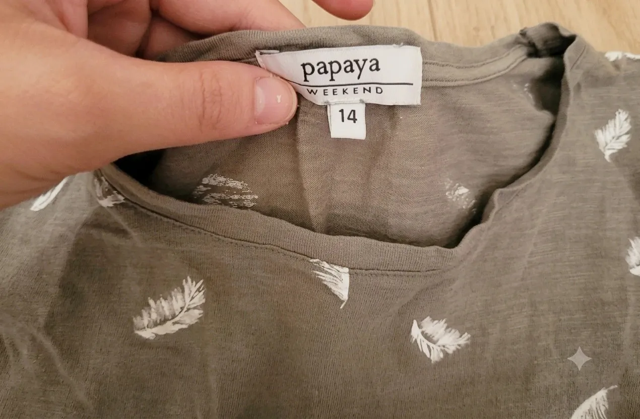 Lote de 2 camisetas Papaya Weekend - Talla 14 – Papaya – taille 14 ans / 164 cm 2