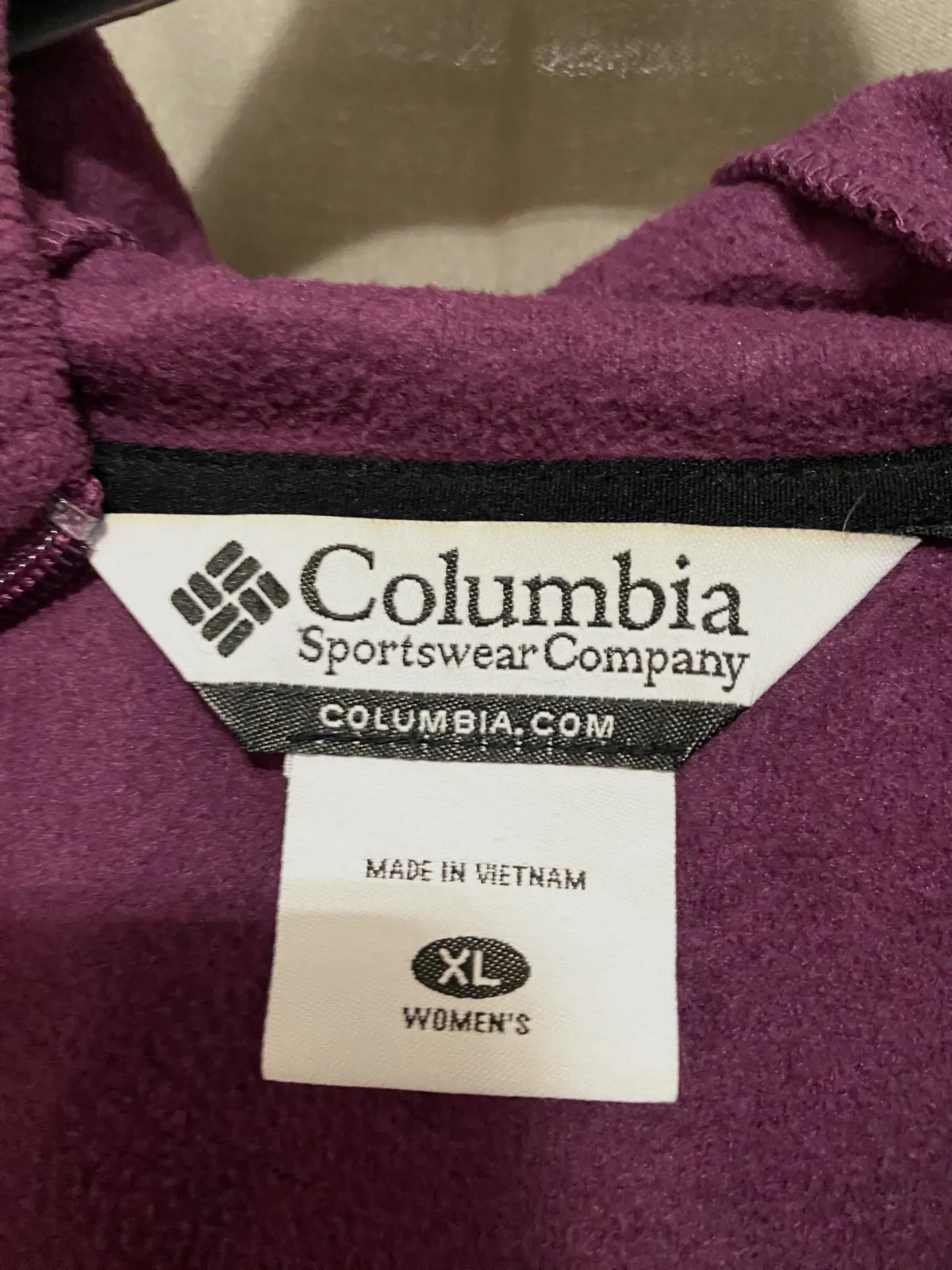 Veste polaire à capuche Columbia prune – Columbia – taille XL 5