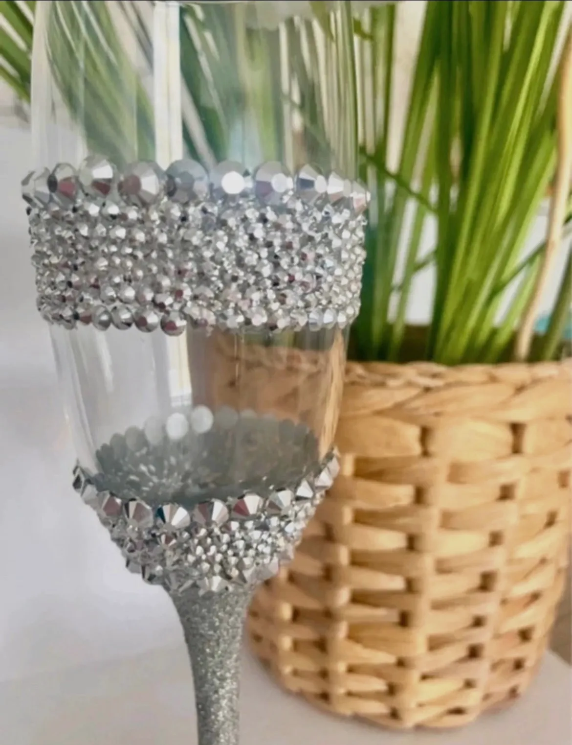 Flûte à champagne customiser  – Création 9