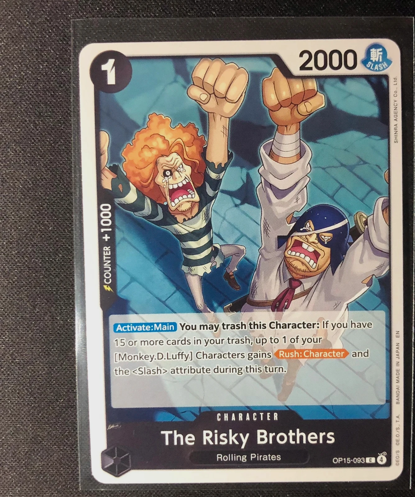 The Risky Brothers OP15-093 Common Character – Bandai Namco