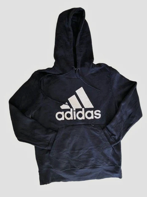 Sweat à capuche ADIDAS taille M Bleu marine Homme