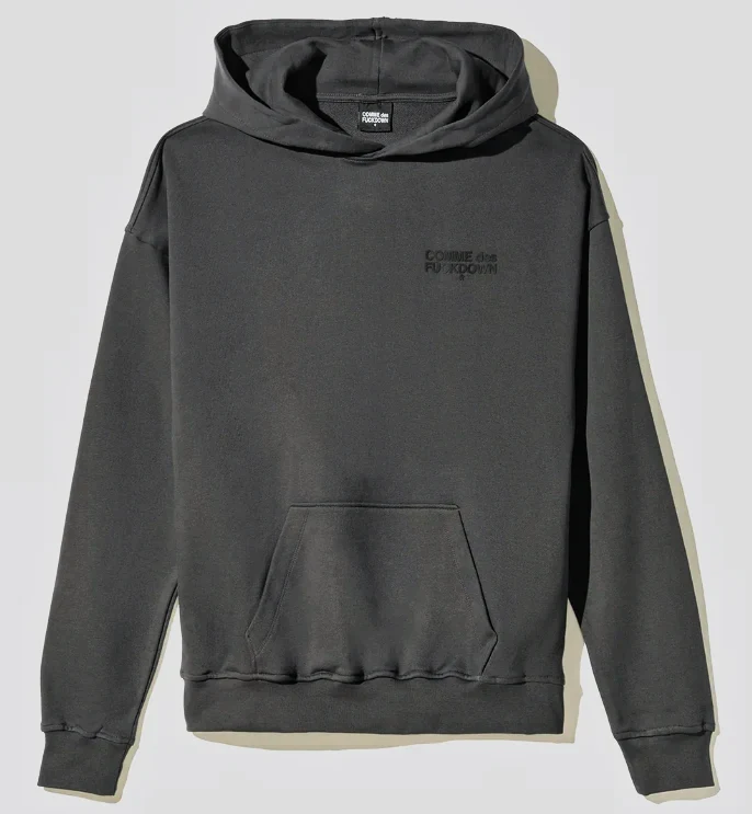 Sweat à capuche Comme des Fuckdown gris
