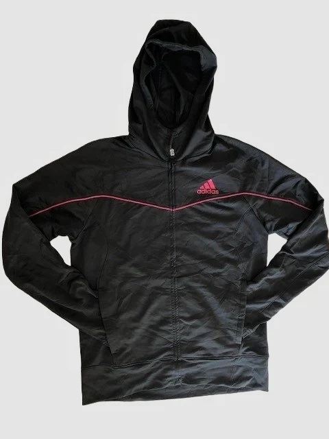 Veste de sport à capuche Femme ADIDAS taille L Noire Femme