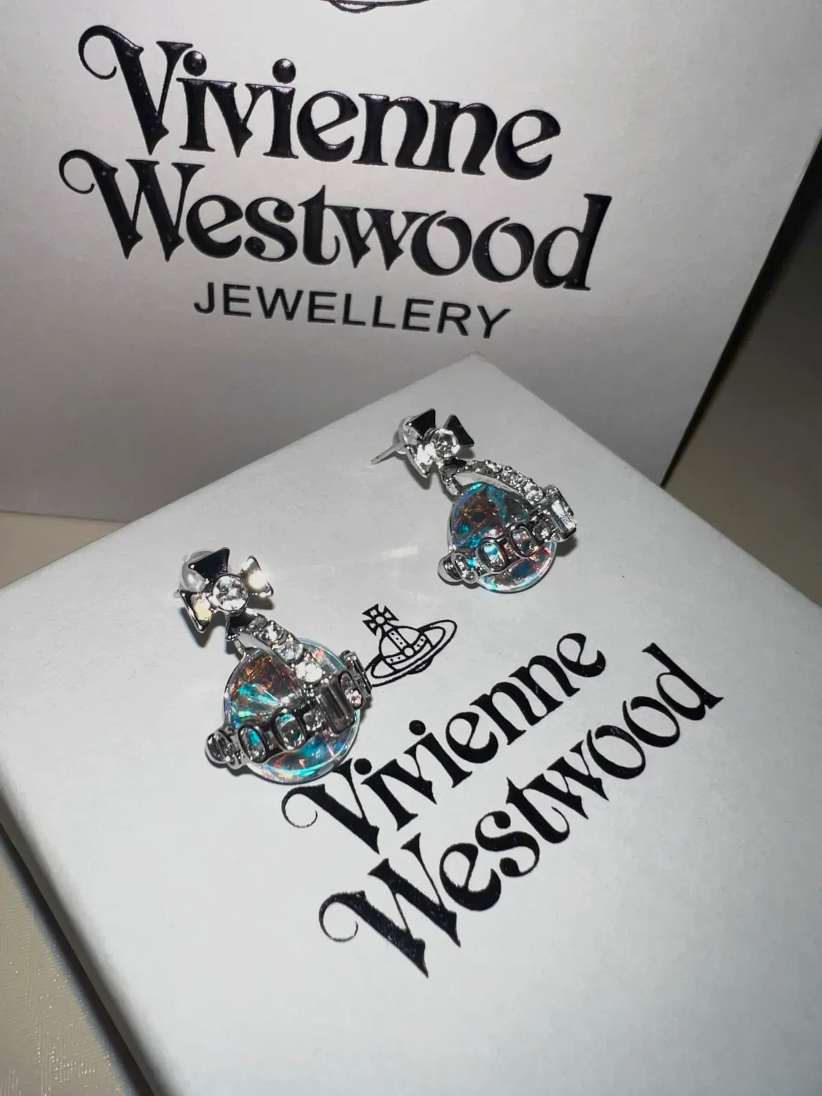 Boucles d'oreilles Vivienne Westwood Orb strass – Vivienne Westwood – taille Taille unique 5