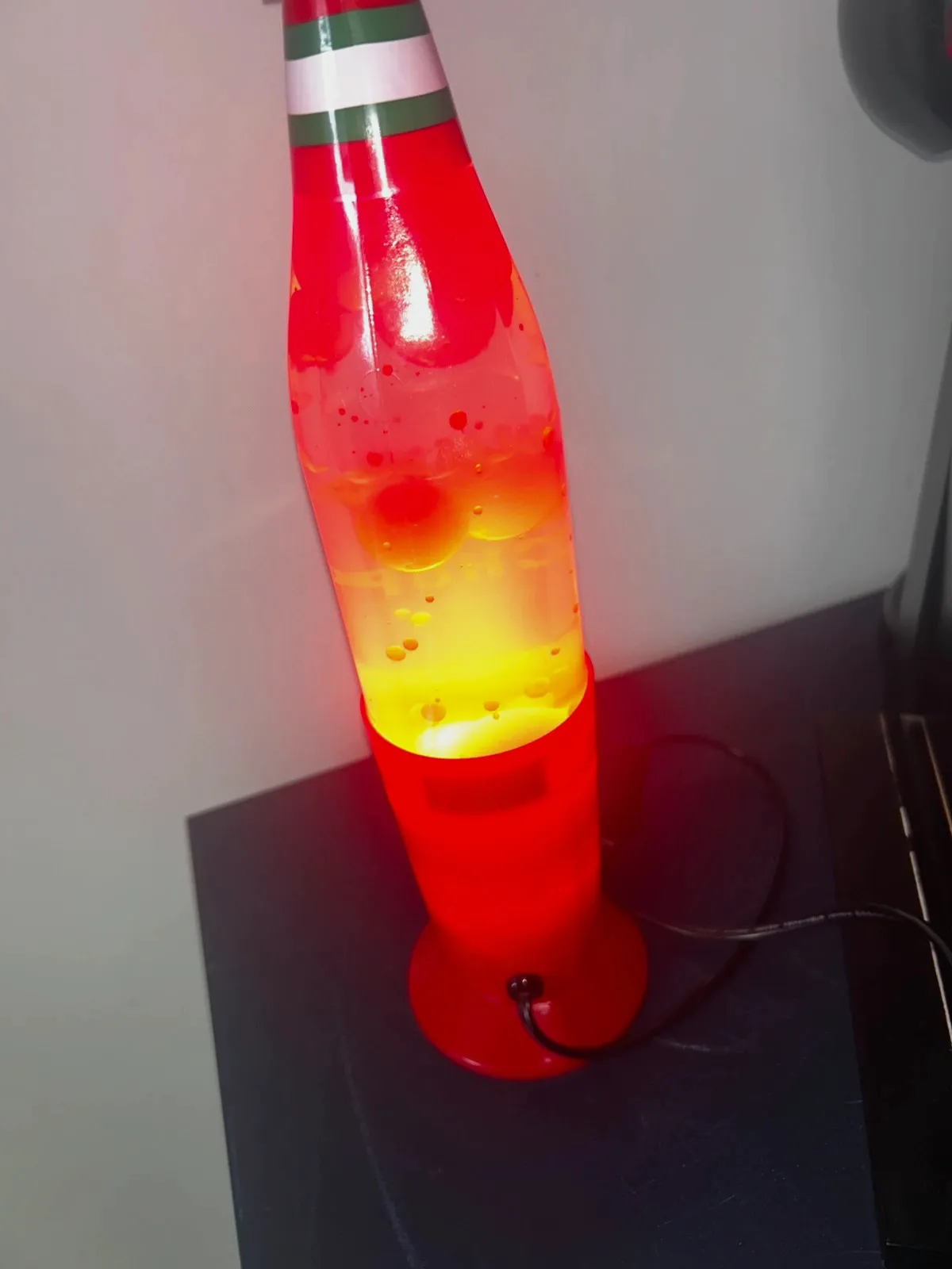 Tomato Ketchup lampe à lave bouteille rouge rétro Y2K pop art décoration insolite 2