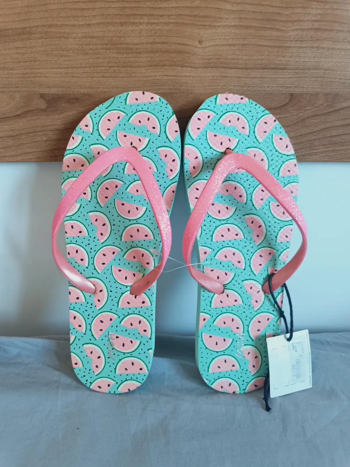 Chancletas de playa estampadas con sandías – Sin marca – taille S 2