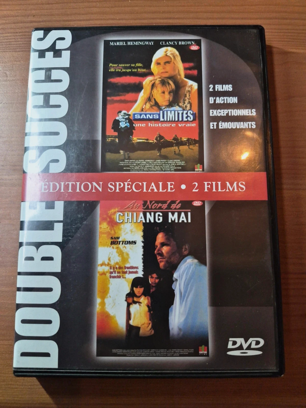 Dvd avec 2 film sans limites et chiang mai