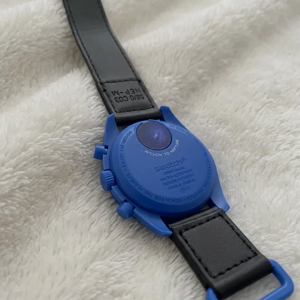 Omega Speedmaster Chrono bleu automatique – Omega – bleu – taille Taille unique 2