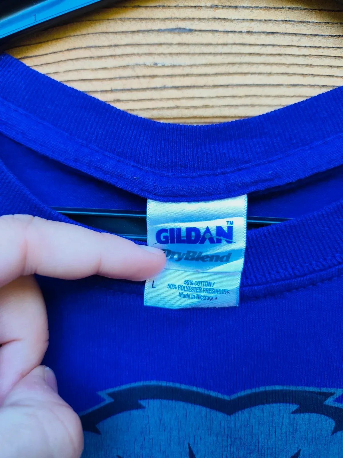 T-shirt Gildan Weber State Tennis bleu – Gildan – bleu – taille L 3