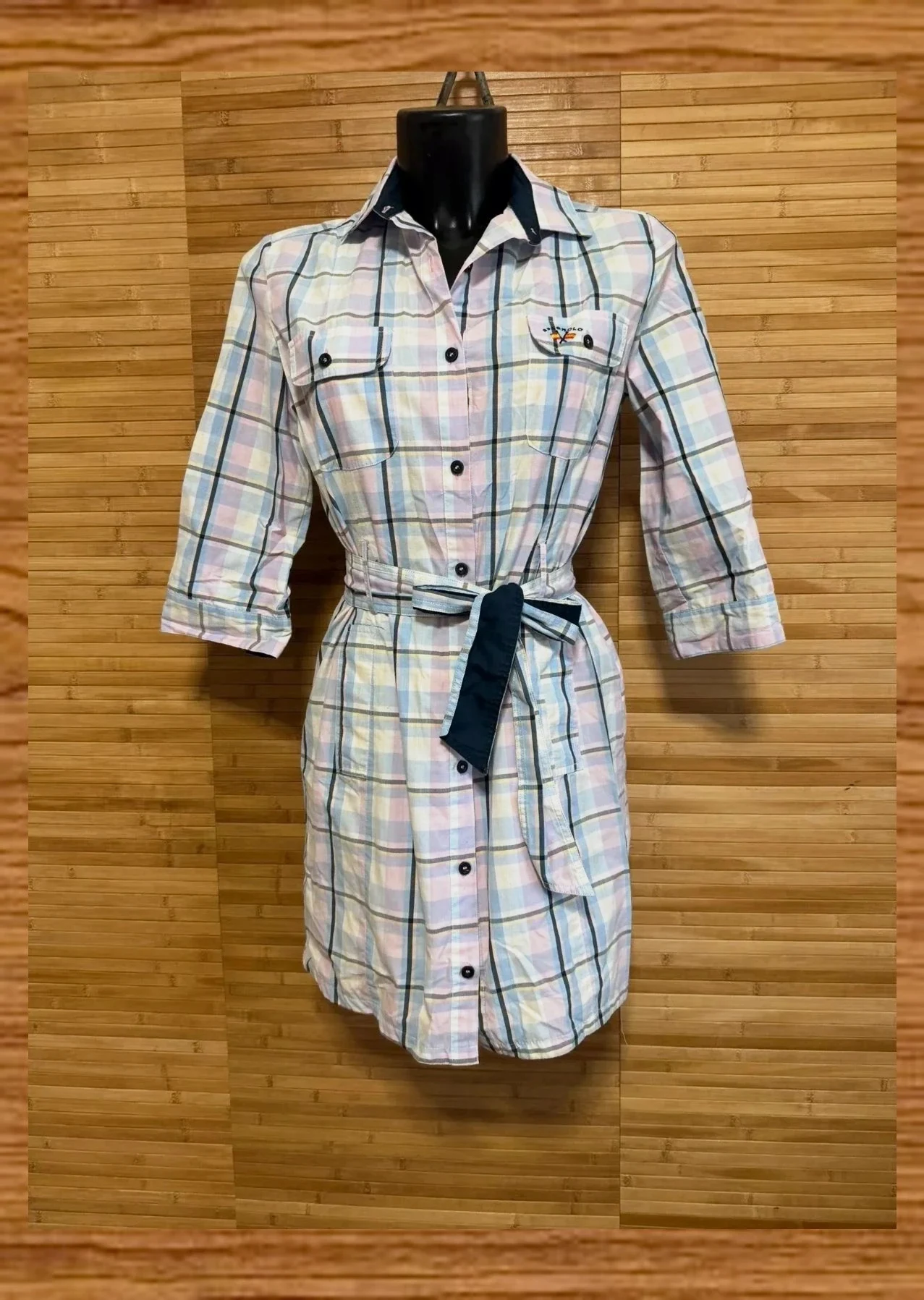 Divino vestido cuadros algodón de Spagnolo talla M 😍