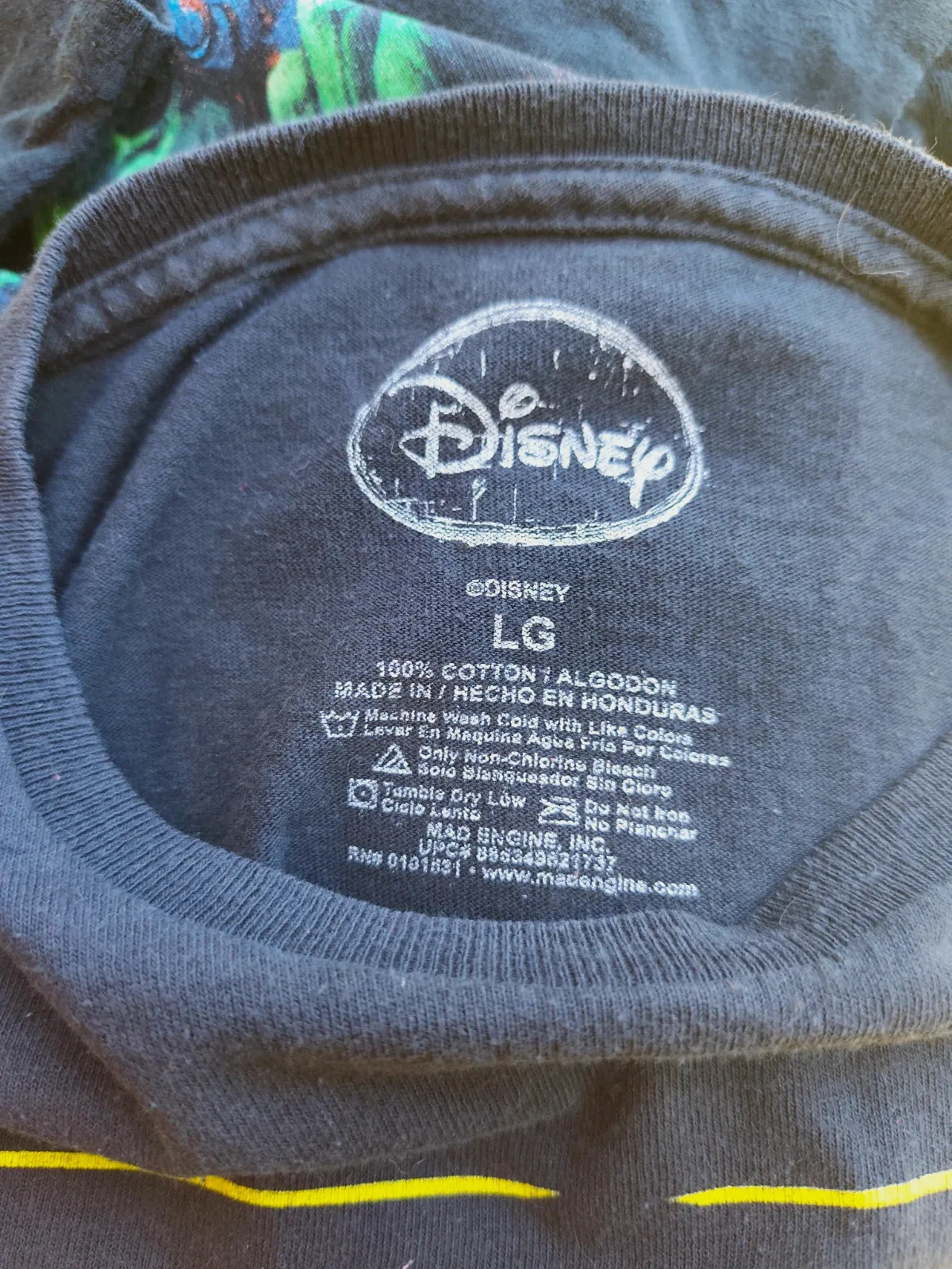 T-shirt noir Mickey Disney lunettes de soleil – Disney – noir – taille L 4