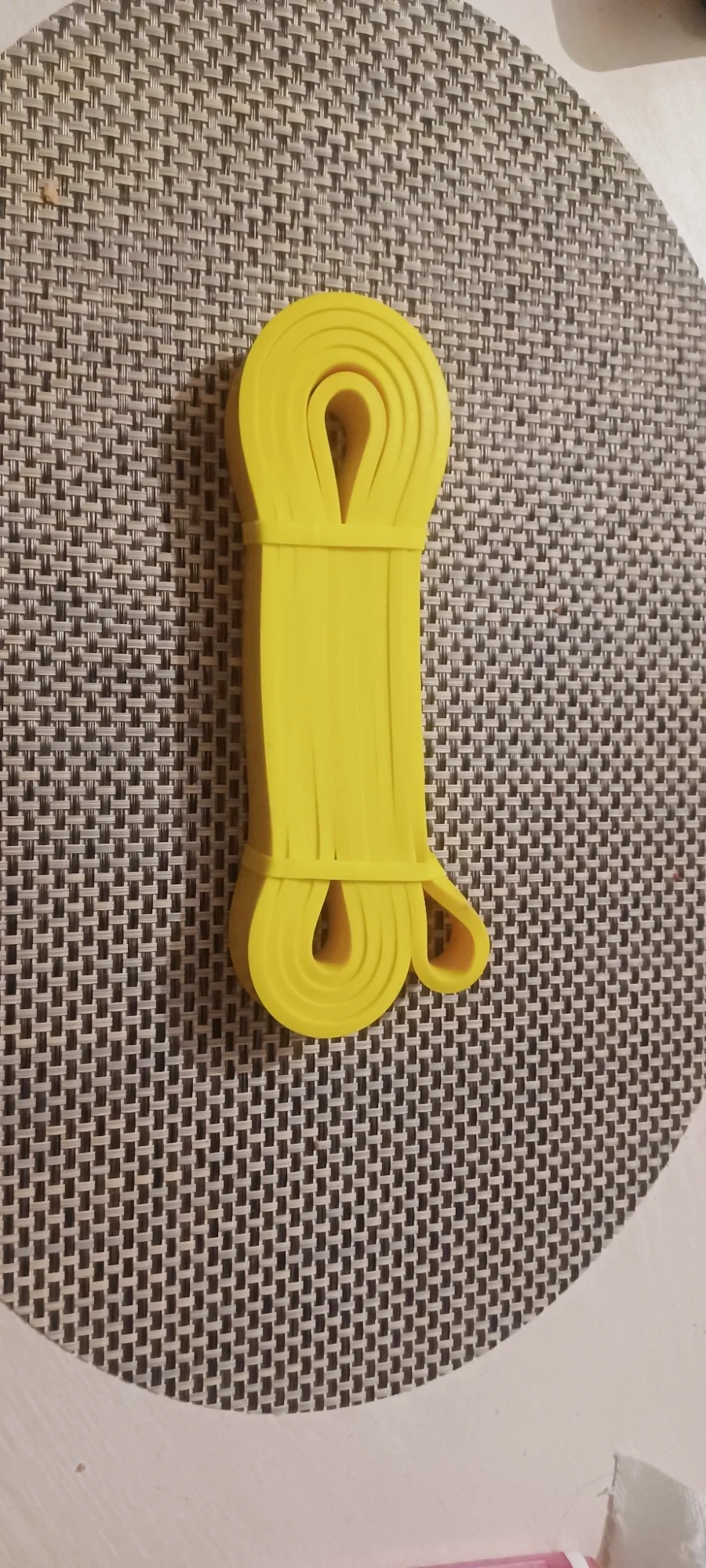 Élastique de musculation jaune Décathlon