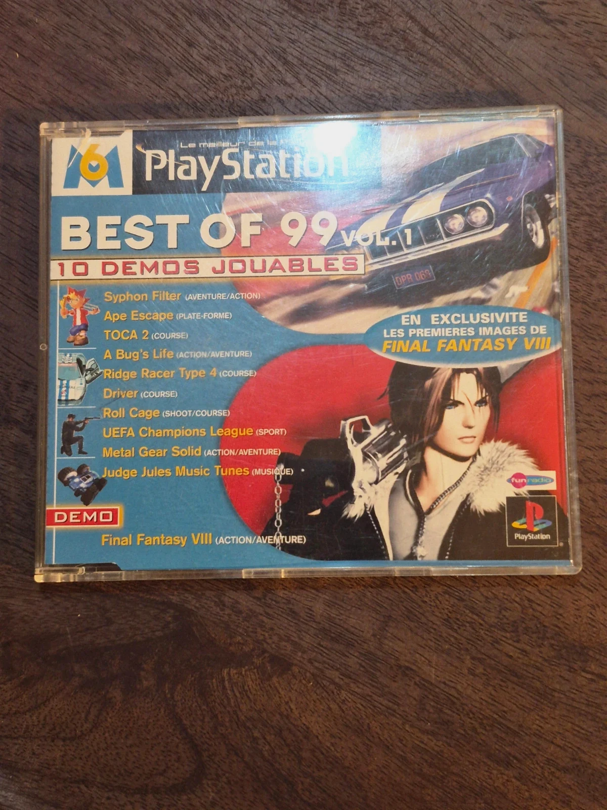 Démo PS1 - M6 PlayStation Best of 99 Vol. 1 (SCED-02121)