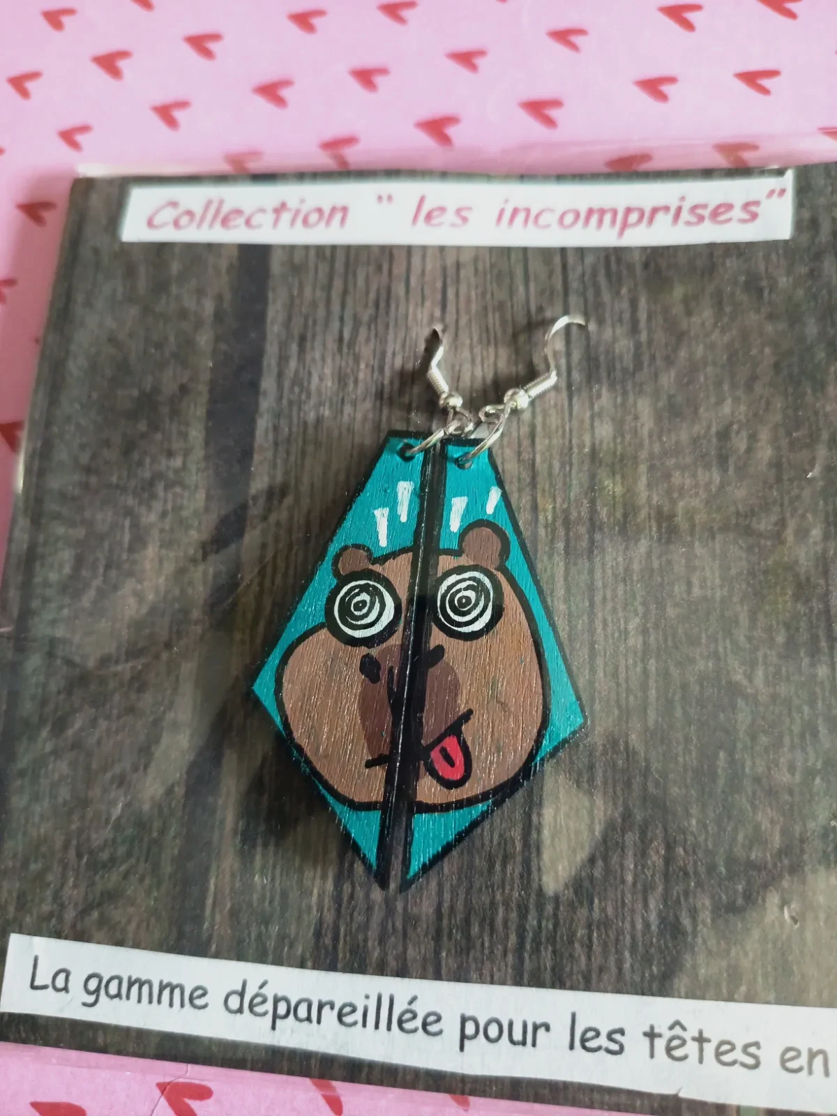 Boucle d'oreille collection les incomprises 