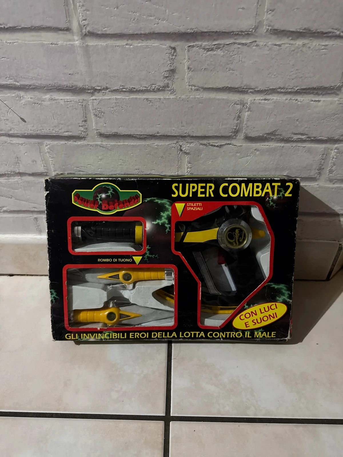 Power Rangers Mighty Morphin Power Blaster Super Combat 2 – Power Rangers – taille Taille unique