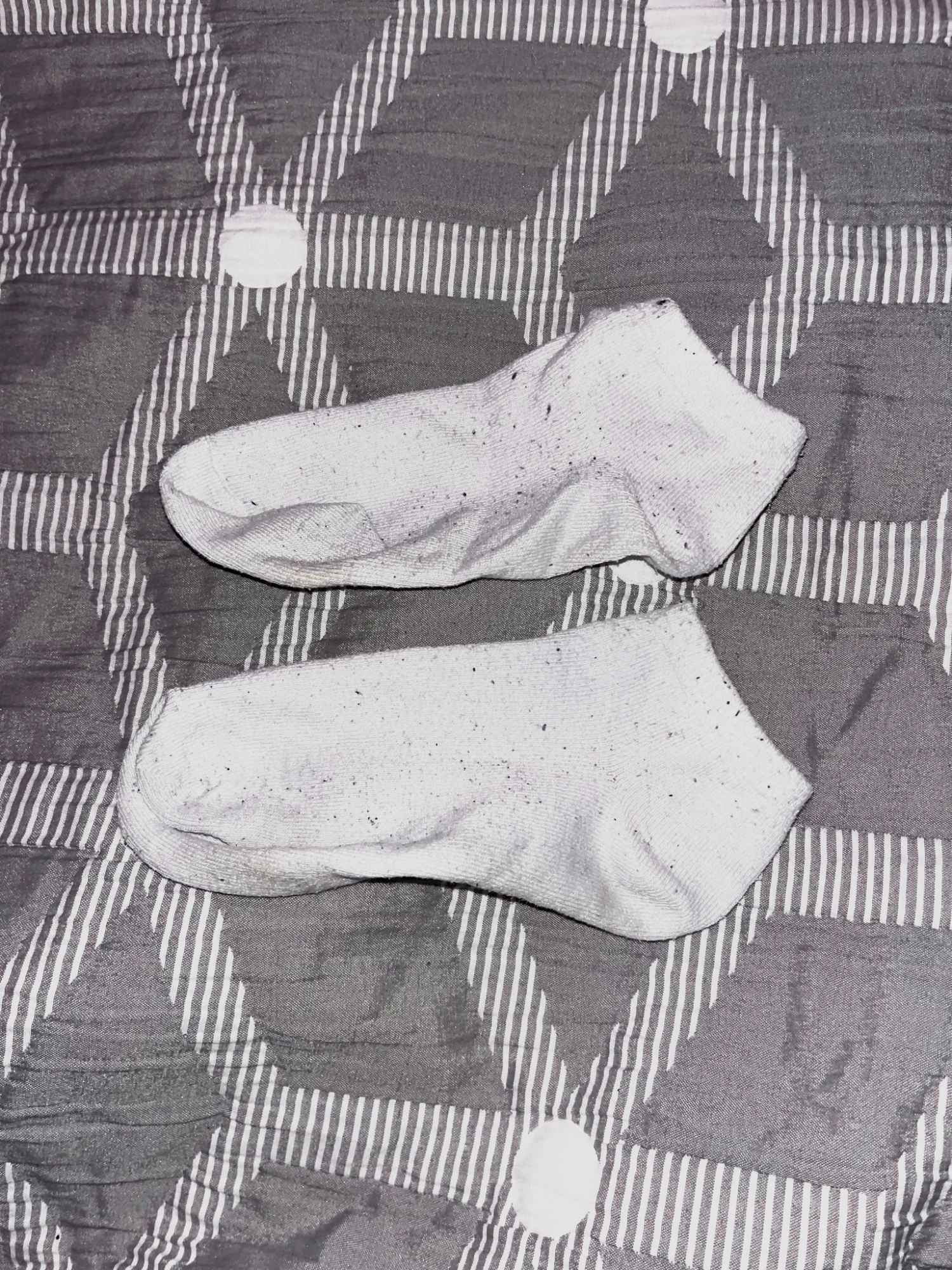 White ankle socks 