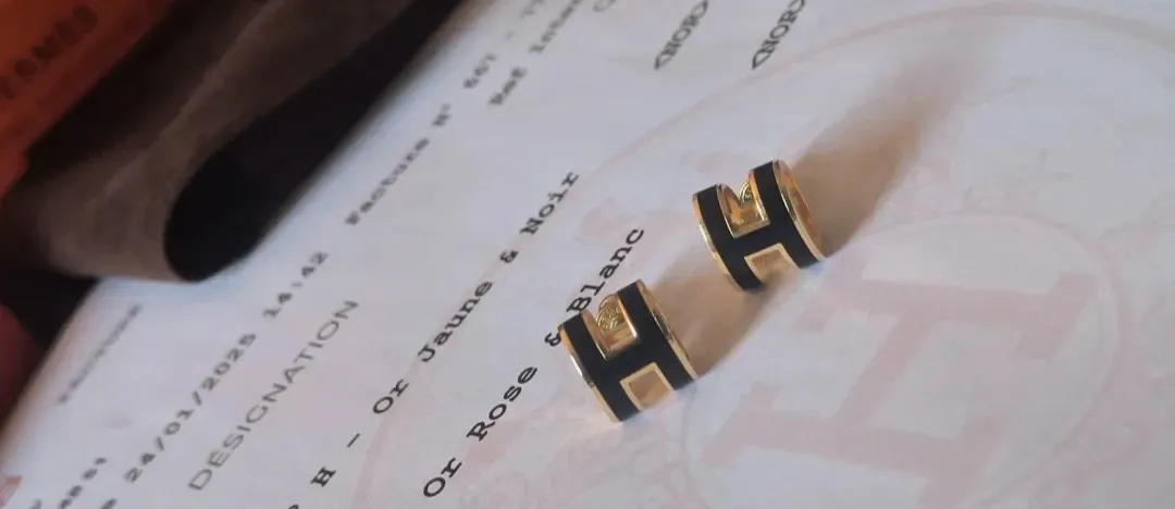 Boucles d'oreilles Hermès H dorées Pop H  – Hermès – doré – taille Taille unique 4