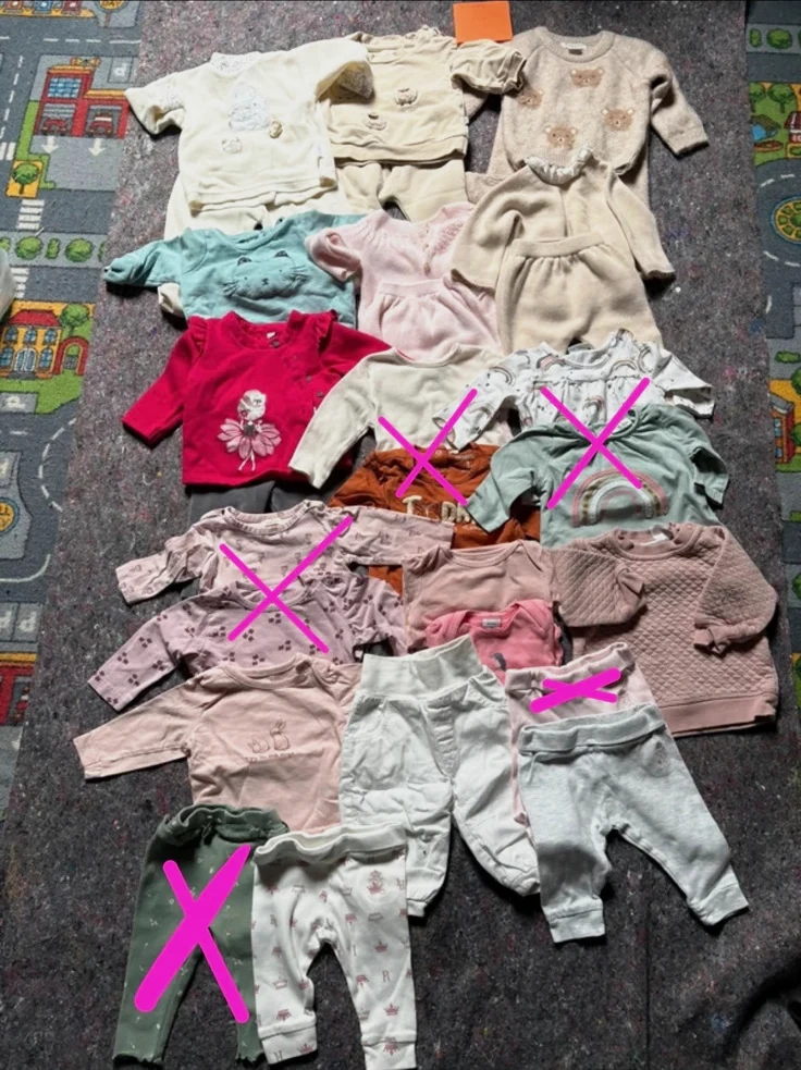 Lot de 14 vêtements bébé 3 mois / 62 cm – Parfait – taille 3-6 mois / 62 cm
