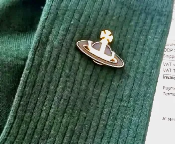 Vivienne Westwood Gold Saturn Brooch
