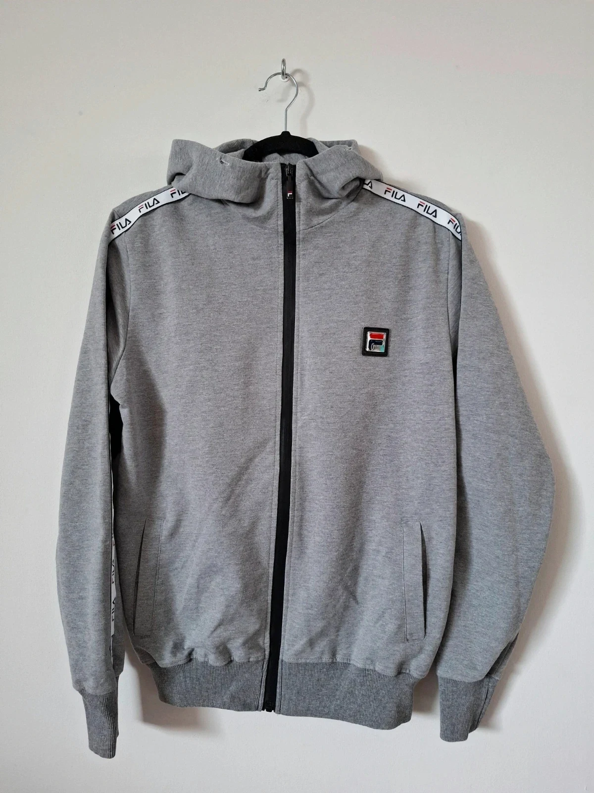 Sudadera con Cremallera Fila Italia Heritage (Talla M)