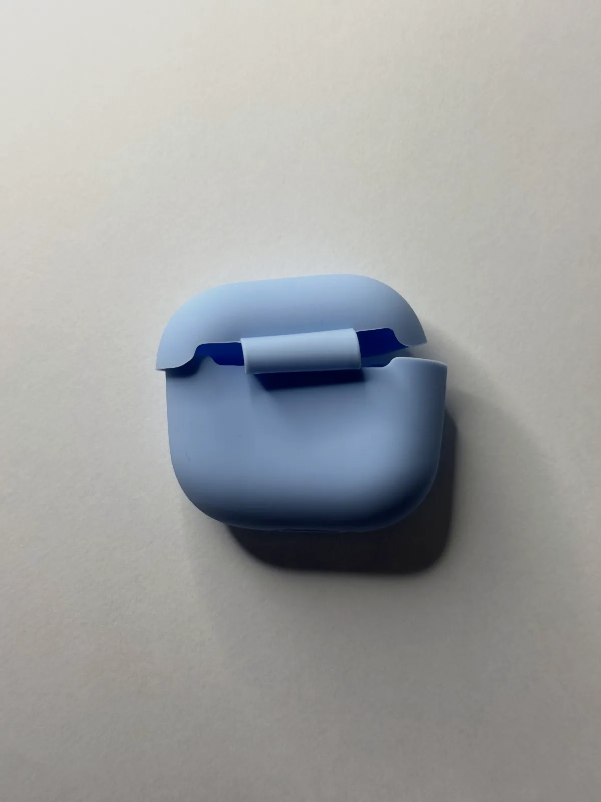 Coque Airpods 4 - Bleu ciel - Silicone – Sans marque 3