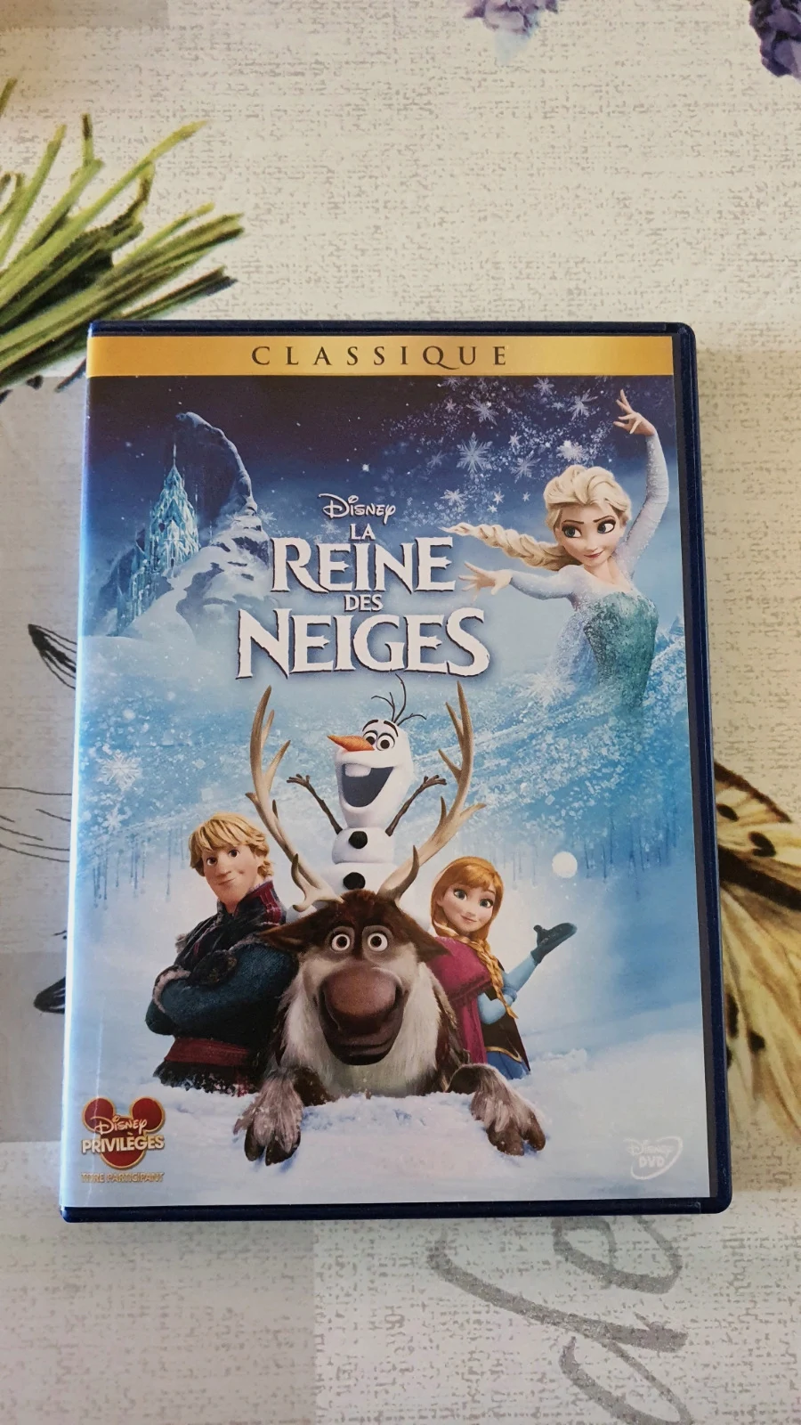 Dvd la reine des neiges – Disney – taille Taille unique