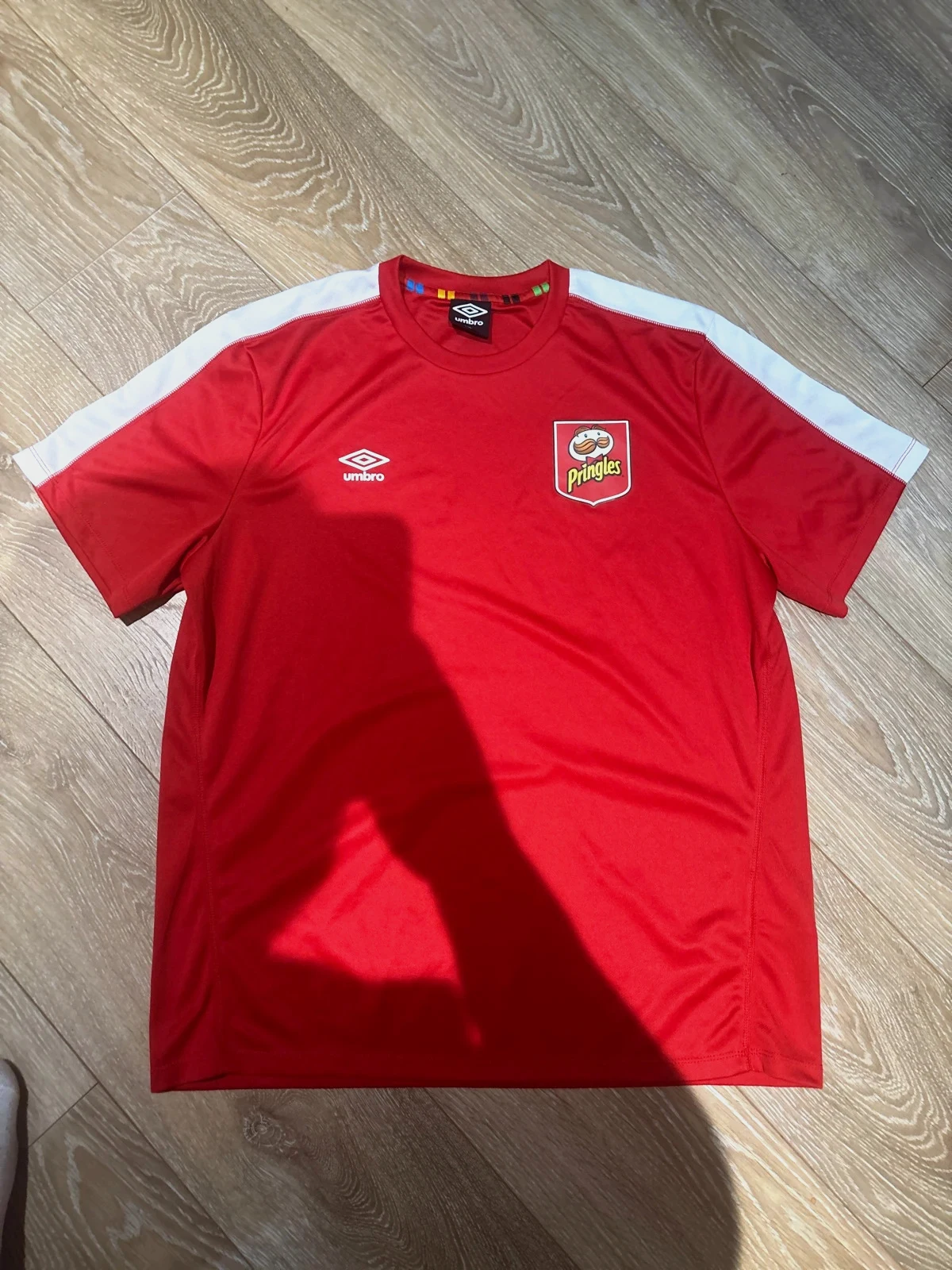 Maillot Umbro Colab Pringles Rouge L/XL homme