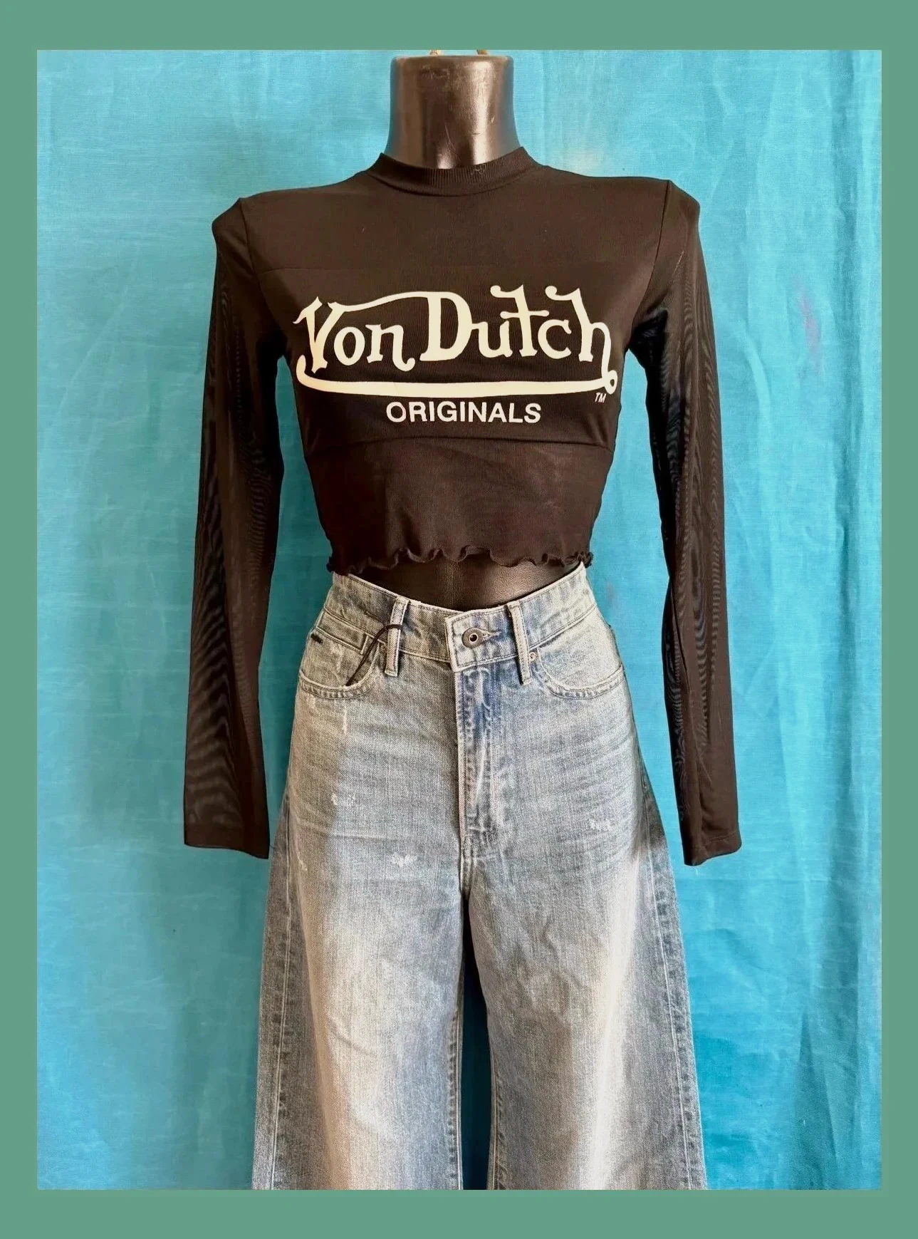 Divino top crop transparente de Von Dutch talla M 😍 – Von Dutch – taille M / 38 / 10