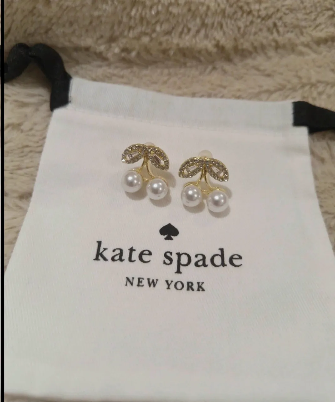 Boucles d'oreilles petits pois – Kate Spade 2
