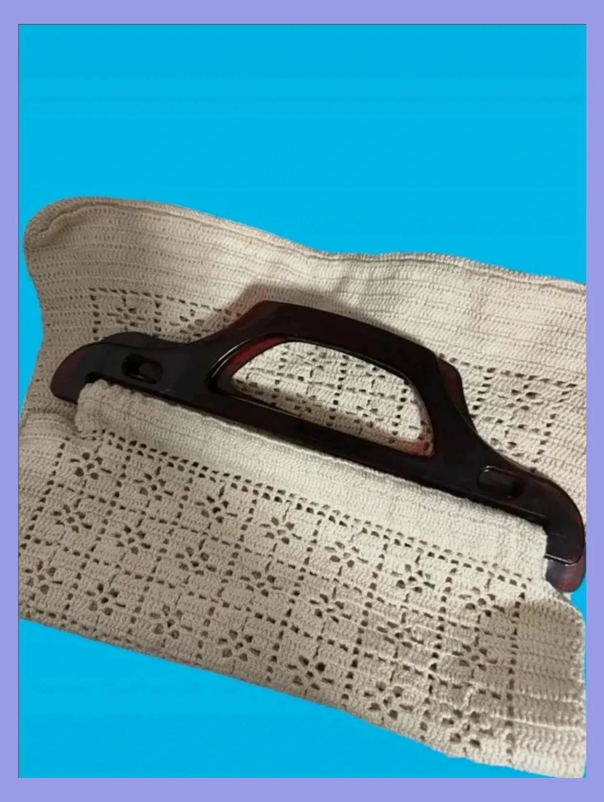 Divino bolso vintage de ganchillo de los años 70 en muy buen estado 😍 – Vintage Dressing 3