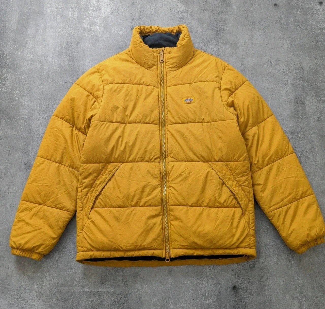 Dickies Doudoune Matelassée Homme Coloris Camel / Ocre Taille S (convient plutôt à un L)