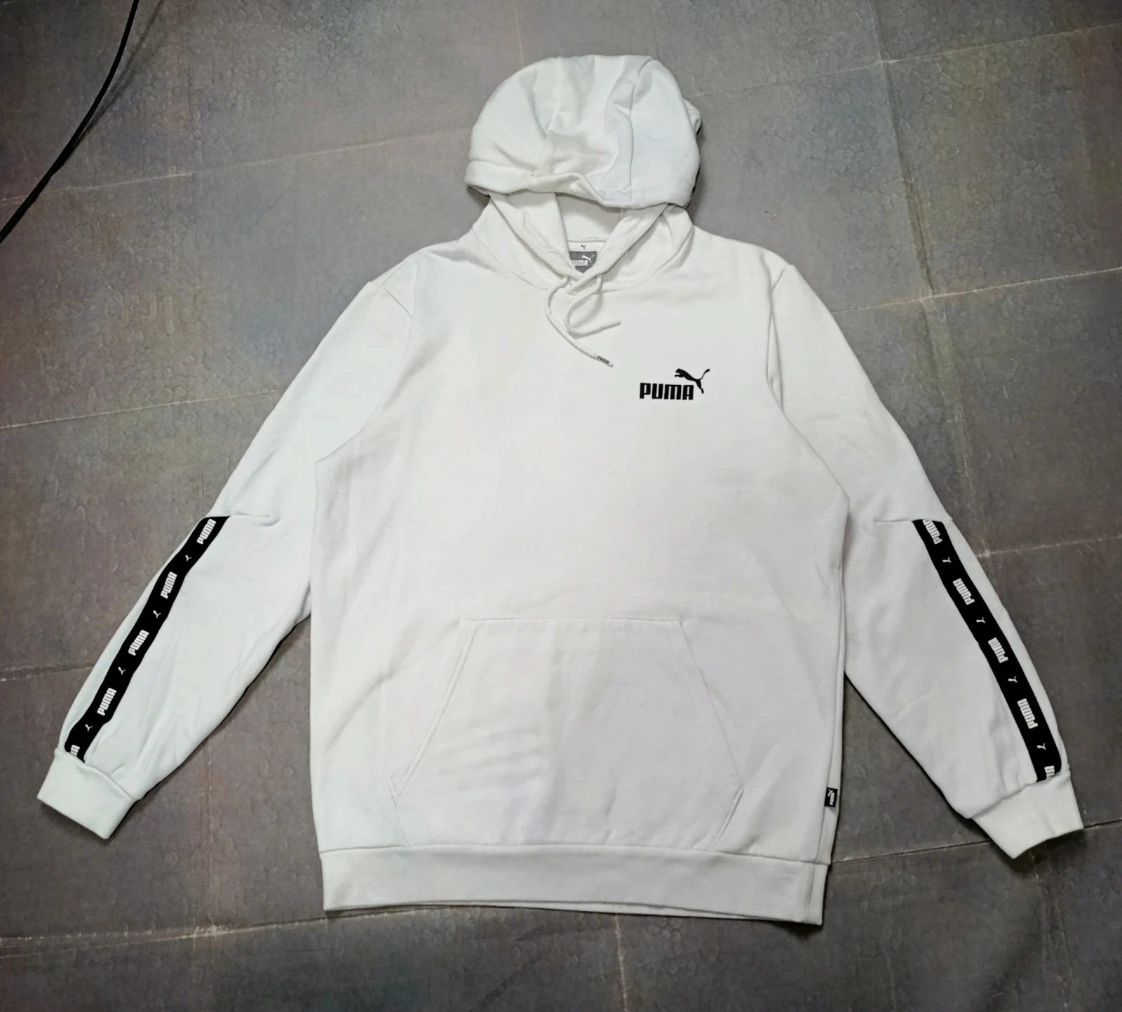 Puma White Tape Hoodie - Streetwear / Sportwear – Puma – taille M