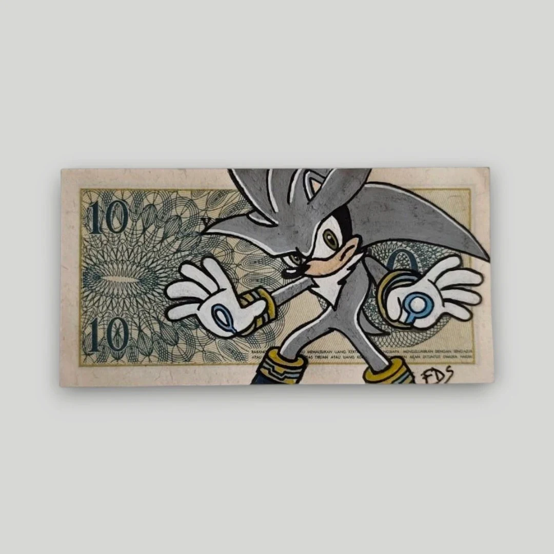 Billet Authentique Custom – Indonésie & Silver the Hedgehog