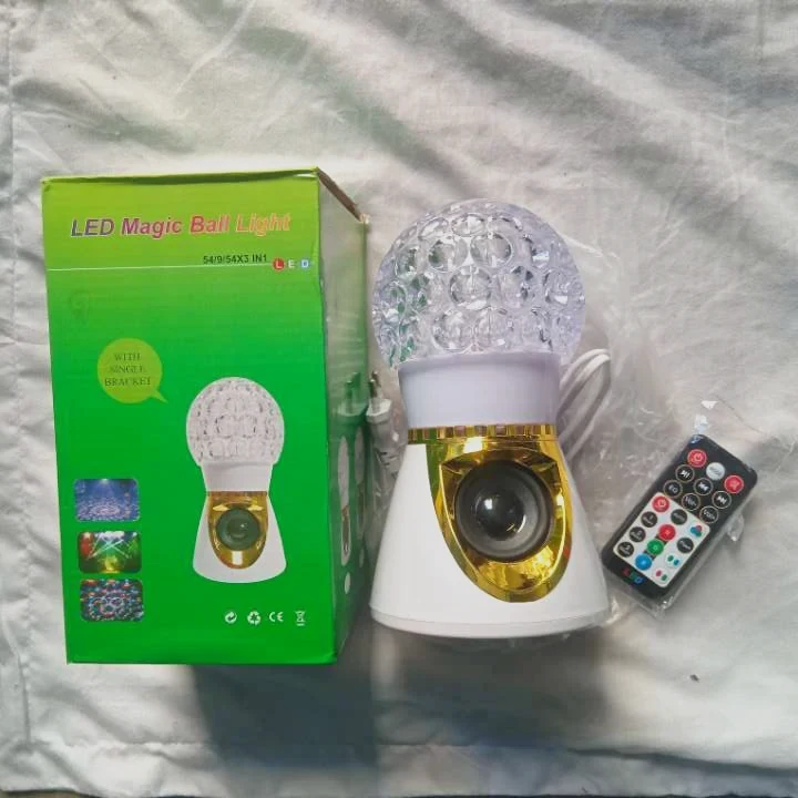 Lampe LED boule disco avec haut-parleur 🎶
