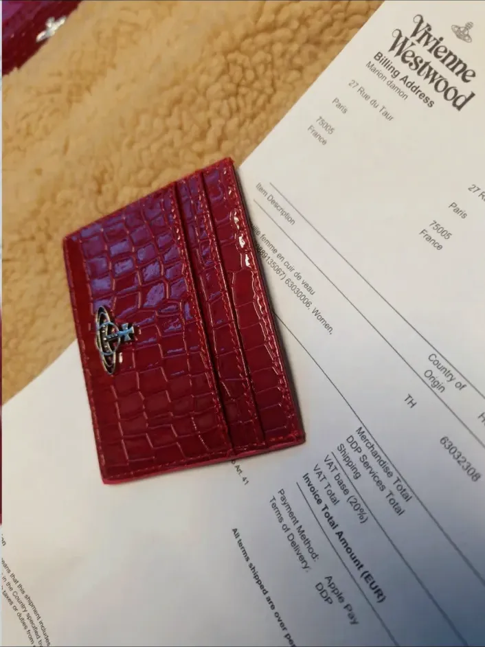 Portefeuille Vivienne Westwood rouge vernis – Vivienne Westwood – rouge – taille Taille unique 4