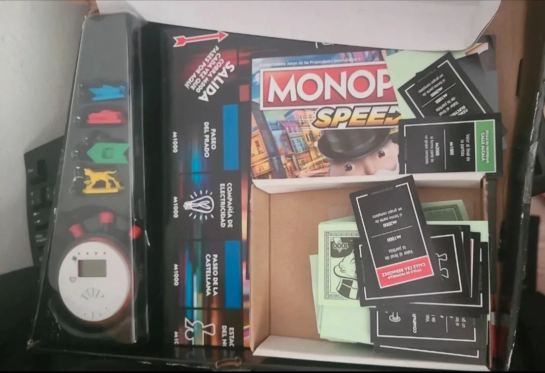 Juego de mesa Monopoly Speed - Como nuevo – Hasbro 2