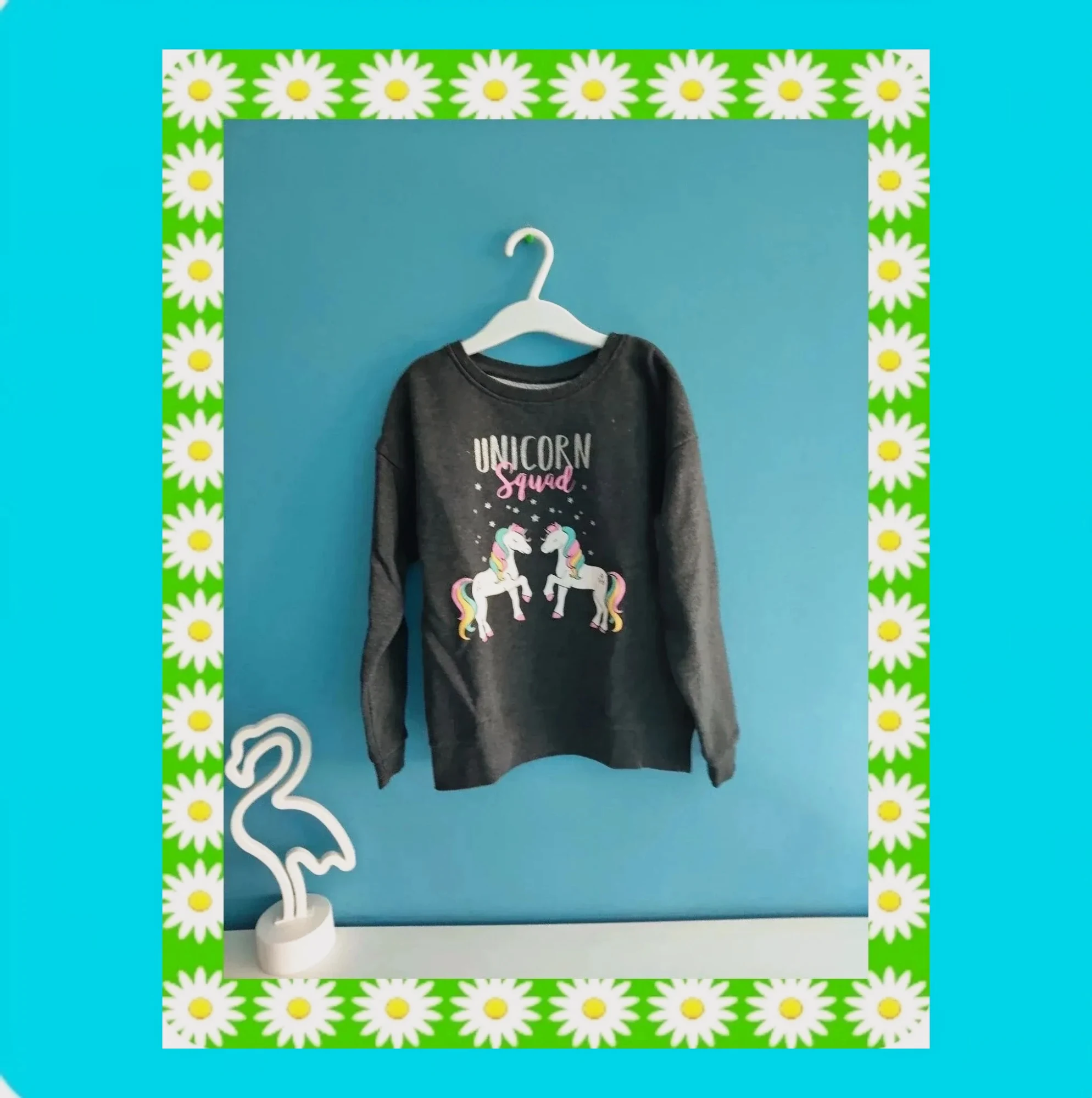 🩷 Bonita Sudadera Niña Unicornios 🩷 – Primark – taille 7 ans / 122 cm