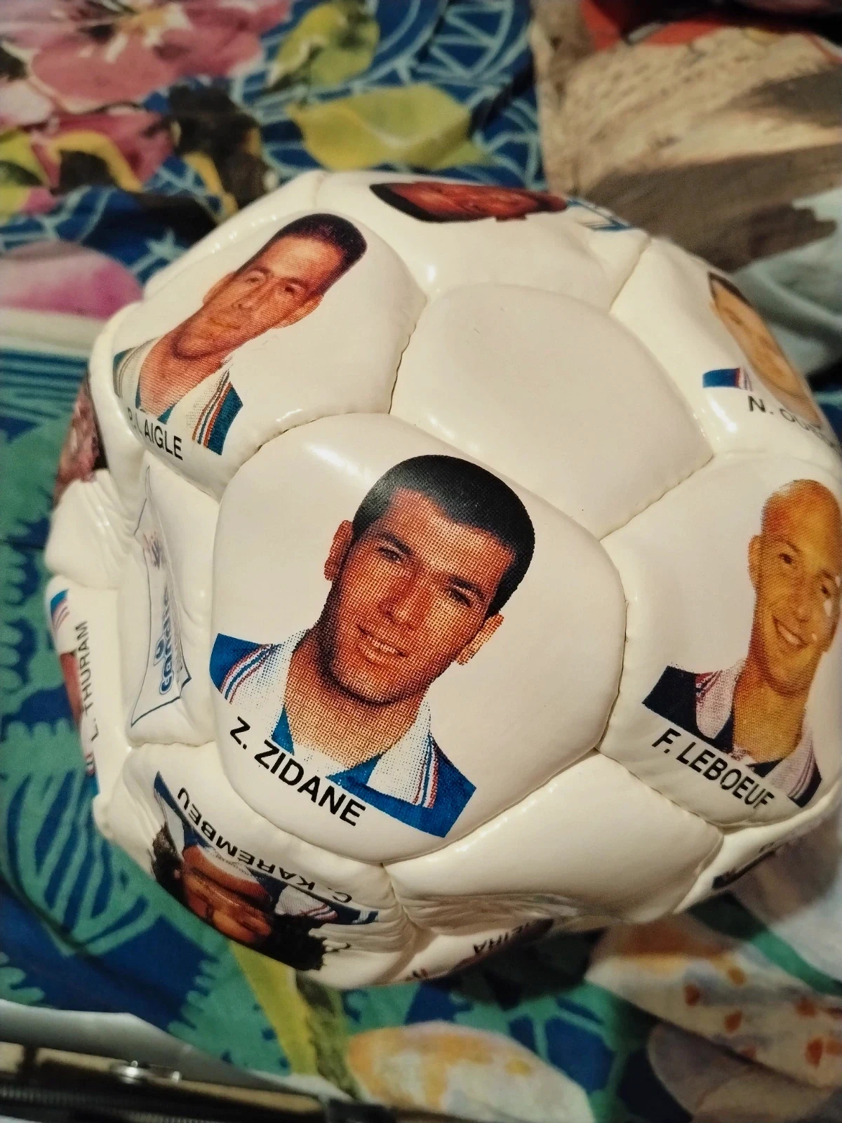 Ballon coupe du monde 1998 france Zidane collector vintage