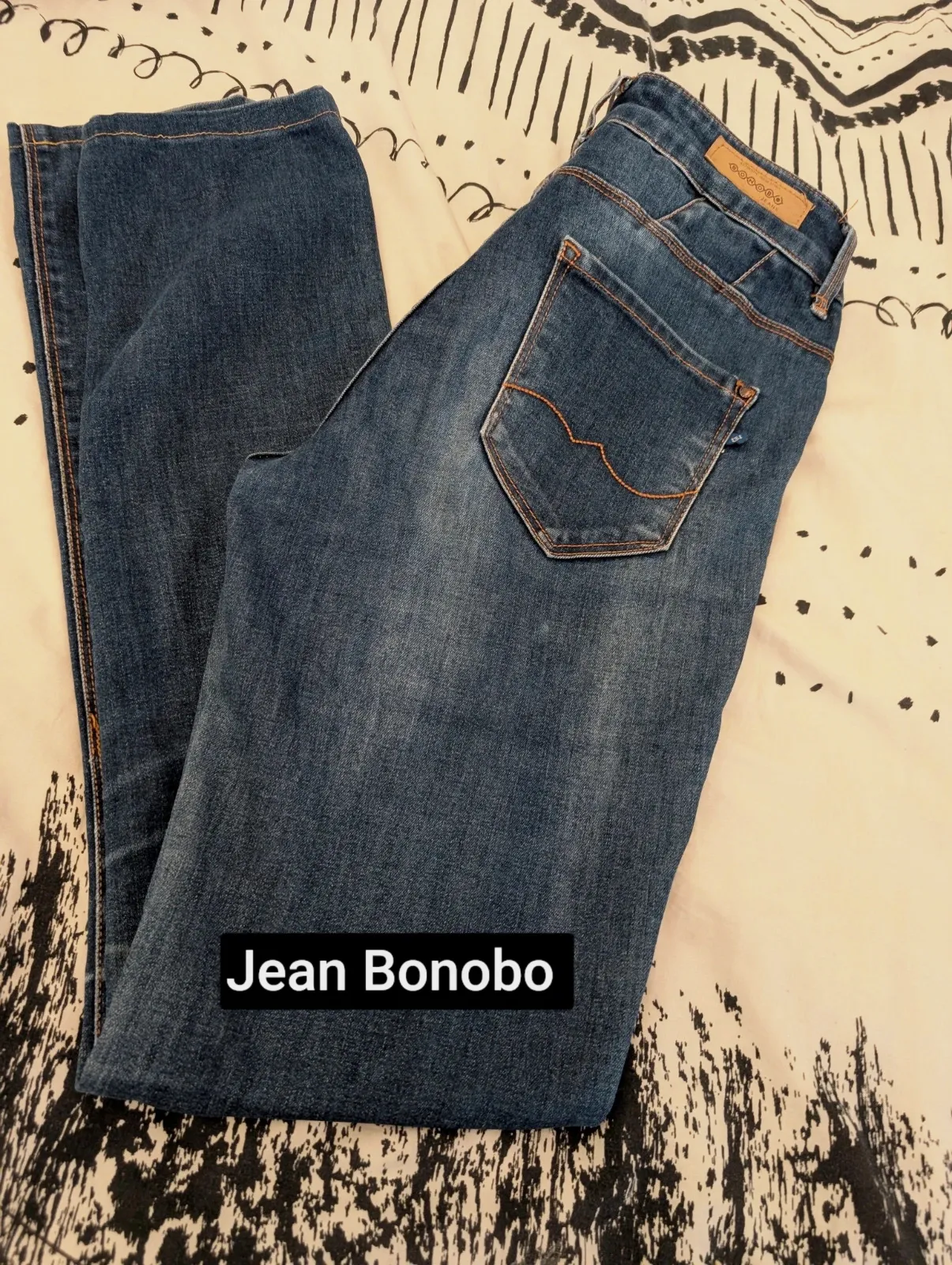 Pantalon jean 👖 Slim Fit Taille 34/36 Bonobo – Bonobo – taille XS / 34 / 6 5