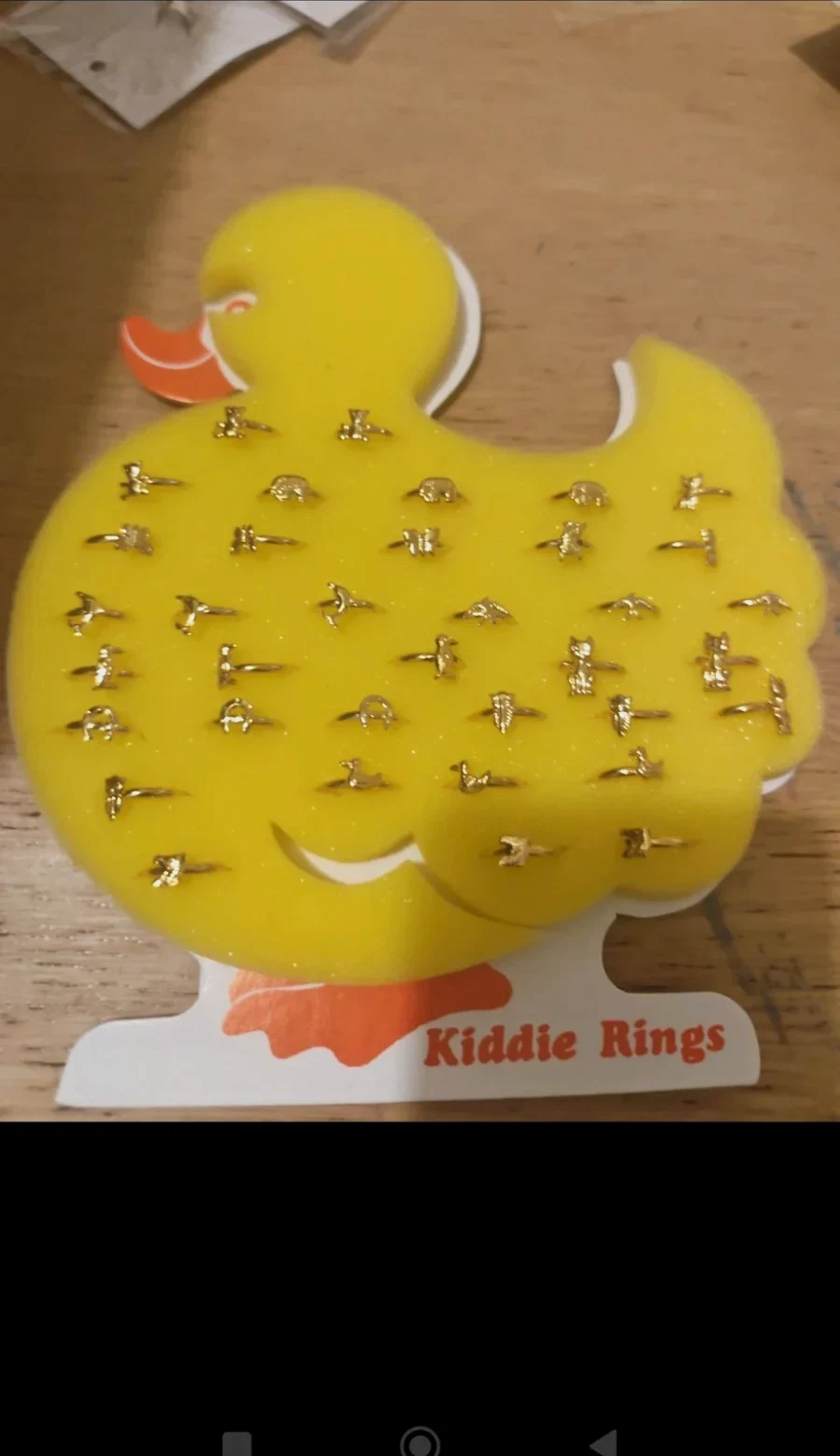 Bague enfants réglable neuf 